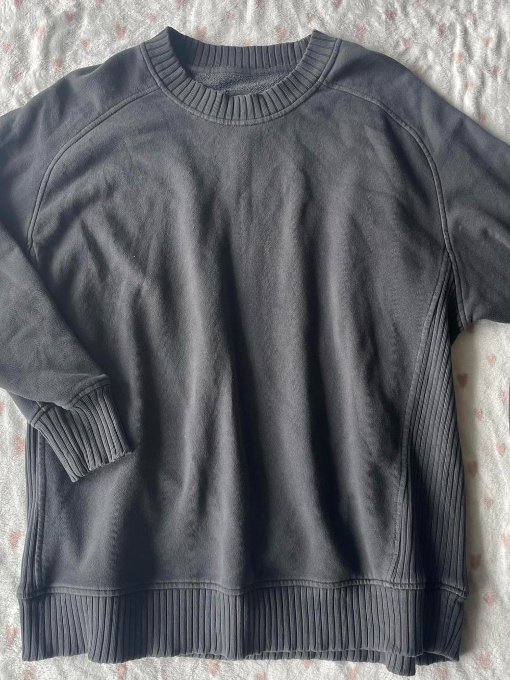 Baggy Charcoal Color Sweatshirt